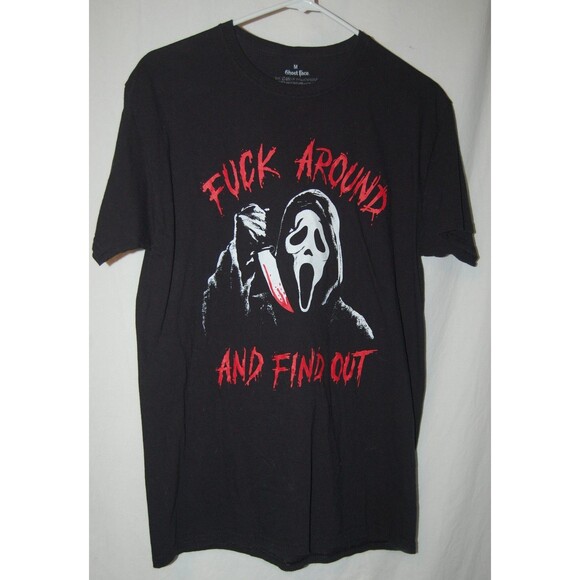 Other - Ghostface Scream “F Around and Find Out” Horror Movie T-Shirt Size M